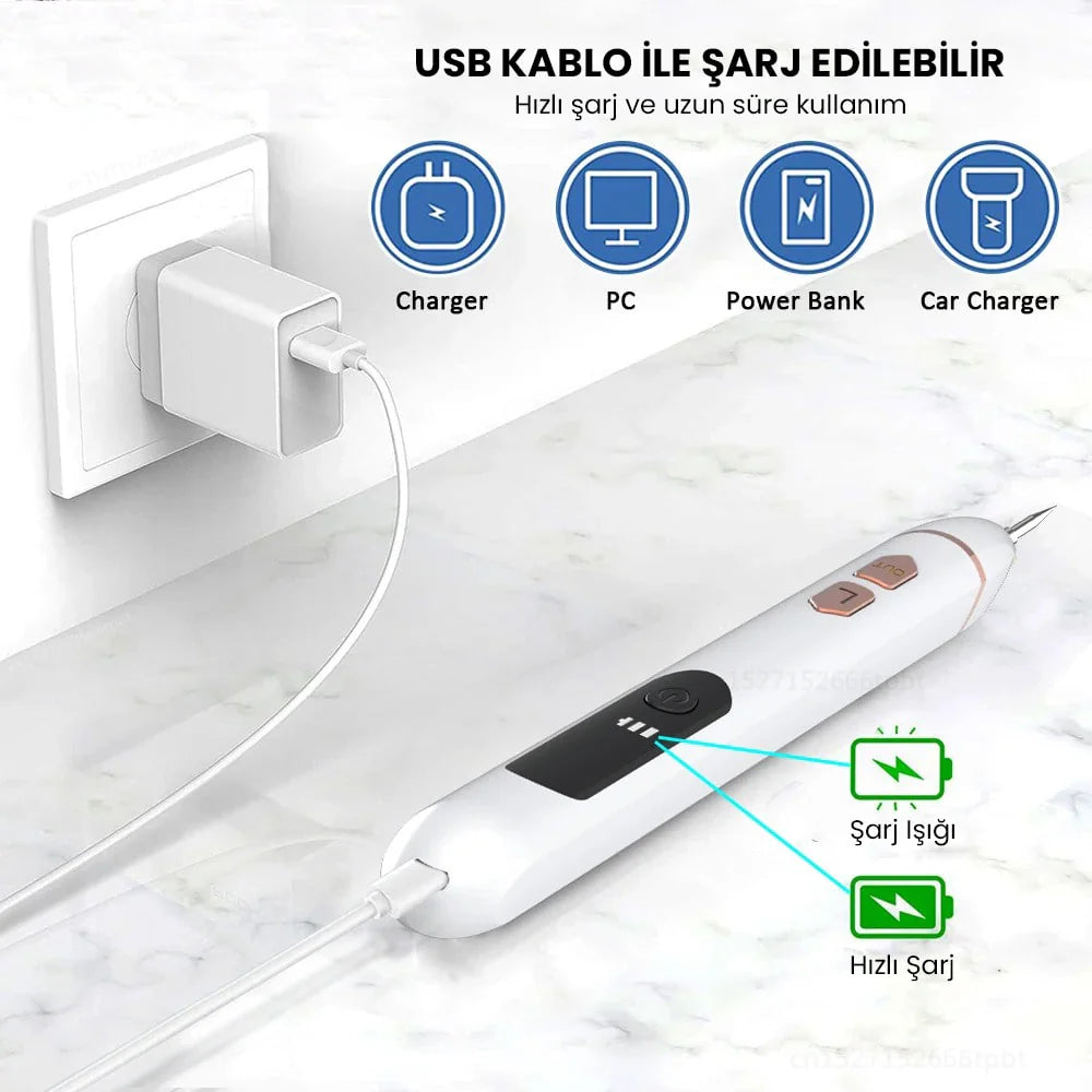 İnce bir gövde, belirgin kontroller.