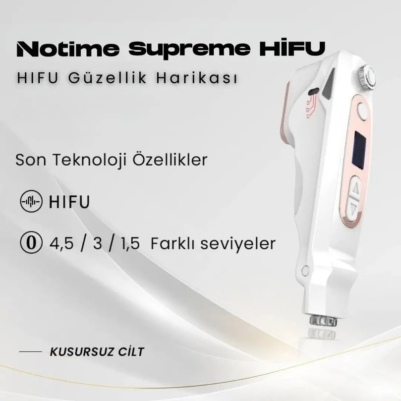 NoTime Supreme HIFU - Profesyonel Hifu Teknolojisi - MedEssence