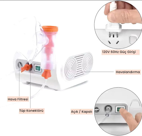 VitalNebulizer Güçlü Solunum Cihazı - MedEssence